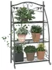 vidaXL Blumenregal Schwarz 56x30x96 cm Stahl Produktbild-Vorschau 9