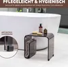 eluno 2in1 Beistelltisch aus schwarz-transparentem Acryl Produktbild-Vorschau 4