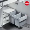 Hailo Tandem 4. poubelle, gris clair.  - Poubelle Voir les images du produit 4