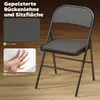 HOMCOM 6er-Set Klappstühle Tragbare Bürostuhl mit Kissen Produktbild-Vorschau 4
