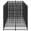 vidaXL Outdoor-Hundezwinger Stahl 12,9 m² -  Hundezwinger & Produktbild-Vorschau 4