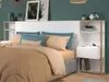 CALICOSY - Tête de lit avec niches et chevets pour lit 140 Voir les images du produit 14