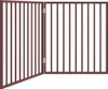 vidaXL 2 ks Skládací branka pro psy hnědá 160 cm topolové Náhled obrázku produktu 1