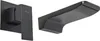 A black shower faucet and a black waterfall spout are shown against a white background. Náhled obrázku produktu