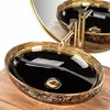 Rea Aufsatzwaschbecken Margot Oval Black Gold Produktbild-Vorschau 3