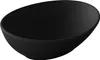 doporro Lavabo vasque à poser gris noir mat 42cm lave main Voir les images du produit 7