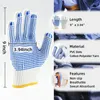 12 Paar Baumwoll-Arbeits-Handschuhe mit Anti-Rutsch-Punkten Produktbild-Vorschau 4