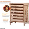 Vorratsregal aus Holz mit herausziehbaren Schubladen Produktbild-Vorschau 7