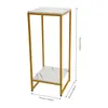 2 Schichten Metallständer Modern 30,2*30,2*75cm Produktbild-Vorschau 2
