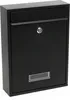 Wiltec Briefkasten schwarz V11 Postkasten mit Namensschild, Produktbild-Vorschau 1