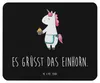 Mr. & Mrs. Panda Mousepad Einhorn Muffin - Schwarz - Produktbild-Vorschau 1
