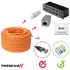 PremiumX 30m CAT 7 Netzwerkkabel Simplex LAN Kabel Ethernet Produktbild-Vorschau 5