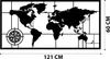 Wallity, Mappa del mondo in metallo 7, decorazione da Anteprima dell’immagine prodotto 5