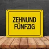 60. Geburtstag Metallschild mit Spruch: Zehnundfünfzig Produktbild-Vorschau 4