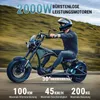 E-Motorroller M1P-blau 60V 2000W Motor 30AH 45km/h Bis zu Produktbild-Vorschau 2