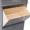 Szafka Na Buty, Szara, 50 X 28 X 98 Cm, Drewno Paulownia Podgląd zdjęcia produktu 6