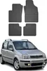 2003-2012 Fiat Panda Fußmatten TPE Schwarz 4 tlg Produktbild-Vorschau 1