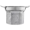 A stainless steel pasta insert with handles, shown from the front against a white background. Náhľad obrázku produktu