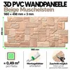 3D Wandpaneele PVC Steinoptik | Beige Muschelstein | 5 Produktbild-Vorschau 4