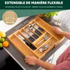 bremermann Range-couverts extensible, bambou, insert de Voir les images du produit 2