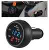 Caricabatterie Auto USB Techstar® con Voltmetro e Anteprima dell’immagine prodotto 3