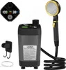 Campingdusche mit Akku & Display - 6000mAh Outdoor Duschset Produktbild-Vorschau 1