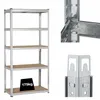 REGAŁ MAGAZYNOWY METALOWY 5x175 kg GARAŻU 180x90x40CM 875kg Podgląd zdjęcia produktu 1