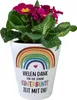 Vielen Dank für die kunterbunte Zeit Blumentopf mit Produktbild-Vorschau 2