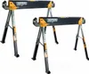 Two black and yellow sawhorses are shown against a white background. Anteprima dell’immagine prodotto