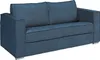 Schlafsofa mit Matratze 4-Sitzer - Chenille-Stoff - Blau - Produktbild-Vorschau 4