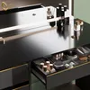 Schminktisch Livinity Imola Schwarz/Gold 120 cm mit Produktbild-Vorschau 6