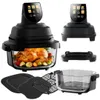 GLAS AIR FRYER HEIßLUFTFRITTEUSE ÖLFREI SMART TOUCHSCREEN Produktbild-Vorschau 1
