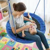 Relaxdays Nestschaukel, rund, für Kinder & Erwachsene, Produktbild-Vorschau 3
