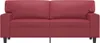 vidaXL 2-Sitzer-Sofa Weinrot 140 cm Kunstleder Produktbild-Vorschau 4