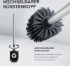 Silikon Toiletborstel mit Ventilatorfunktion, Wandmontage Produktbild-Vorschau 5