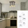 ZMH Deckenlampe Grau Deckenleuchte Vintage - Wohnzimmer E14 Produktbild-Vorschau 6