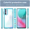 Galaxy M54 Hülle, Klar Rückseite Stoßfeste TPU Silikon Produktbild-Vorschau 2