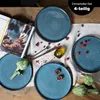 Moritz & Moritz SOLID 4x Dinnerteller Blau Produktbild-Vorschau 2