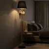 Lampadaire Perroquet - Lampe Sur Pied E27 En Métal Doré Et Voir les images du produit 8