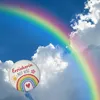 Regenbogen Magnet mit Flaschenöffner rund mit Spruch Produktbild-Vorschau 3