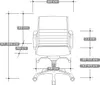 VERSEE Montreal Schreibtischstuhl Leder Rot – ergonomischer Produktbild-Vorschau 7