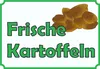 Verkaufsschild Schild Kartoffeln A5 Rückseite selbstklebend Produktbild-Vorschau 1