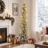 Albero di Natale artificiale HOMCOM da 210 cm con 180 luci Anteprima dell’immagine prodotto 9