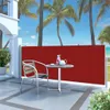 vidaXL Ausziehbare Seitenmarkise 120x300 cm Rot Produktbild-Vorschau 14
