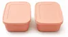 TUPPERWARE Gefrier-Behälter 450 ml (2) rosa flach Produktbild-Vorschau 2