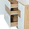 Sweiko dressoir (met glazen planken en LED-verlichting), Productafbeelding-voorbeeld 5