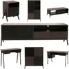 Biurko HWC-O40, biurko komputerowe, MDF metal melamina Podgląd zdjęcia produktu 14