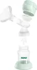 Disassembled parts of an electric breast pump are arranged against a white background. Podgląd zdjęcia produktu
