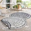 EVOCAMP Outdoor Teppich Ø 240 cm rund, Kunststoffteppich, Produktbild-Vorschau 4