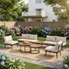 Flieks zahradní lounge set pro 6 osob, balkonový nábytek, Náhled obrázku produktu 2